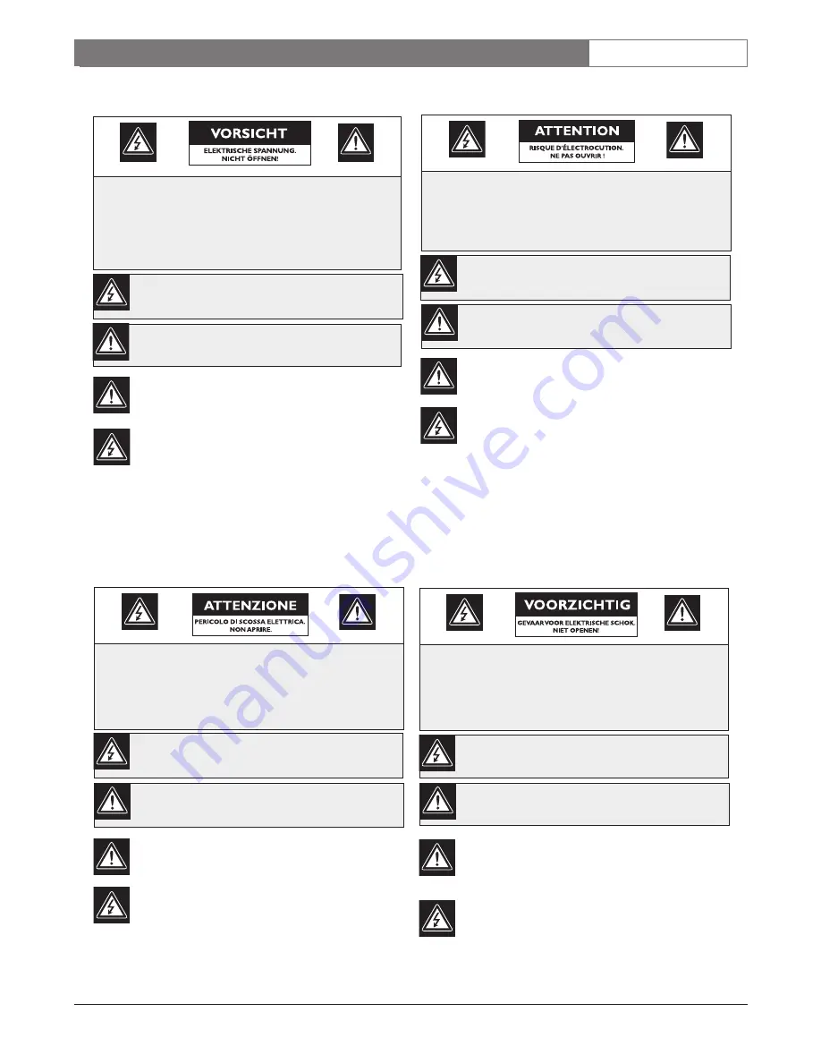 Bosch LTC 9385 Series Instruction Manual Download Page 4