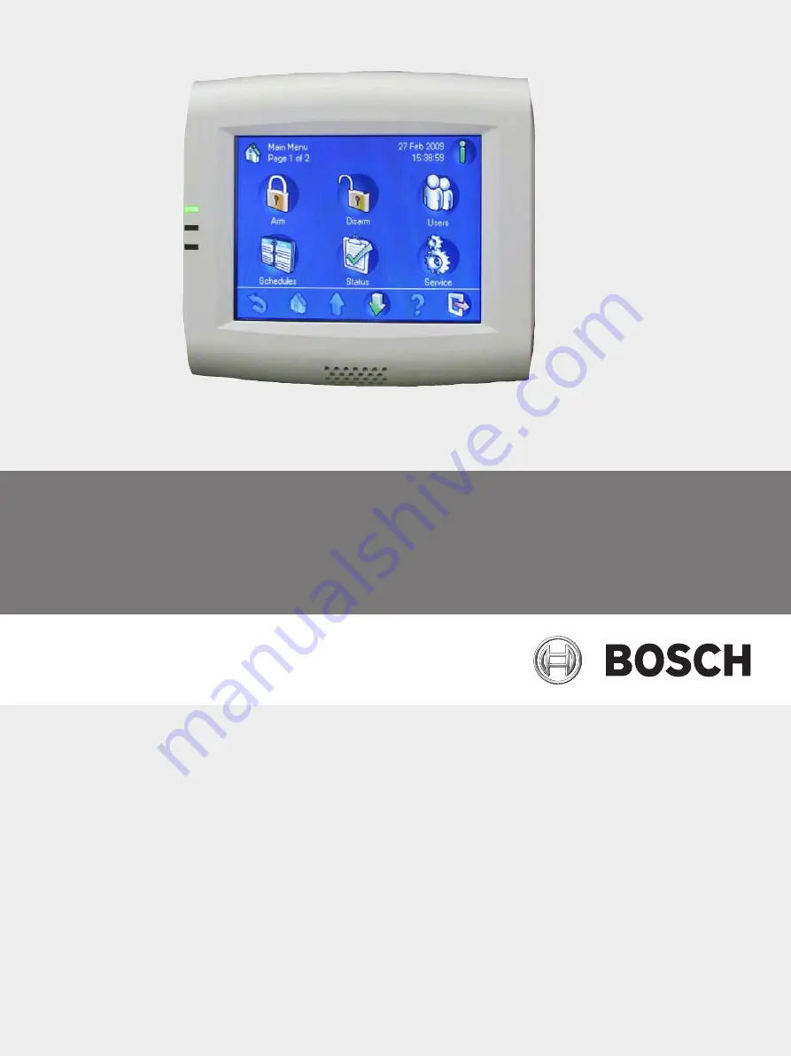 Bosch MAP Control Center IUI-MAP0001-2 User Manual Download Page 1