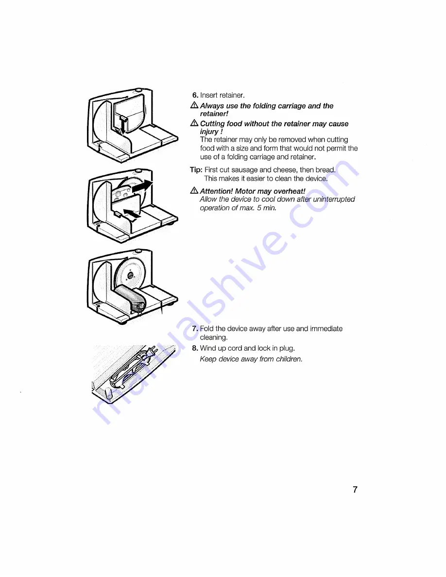 Bosch MAS4200UC Скачать руководство пользователя страница 7