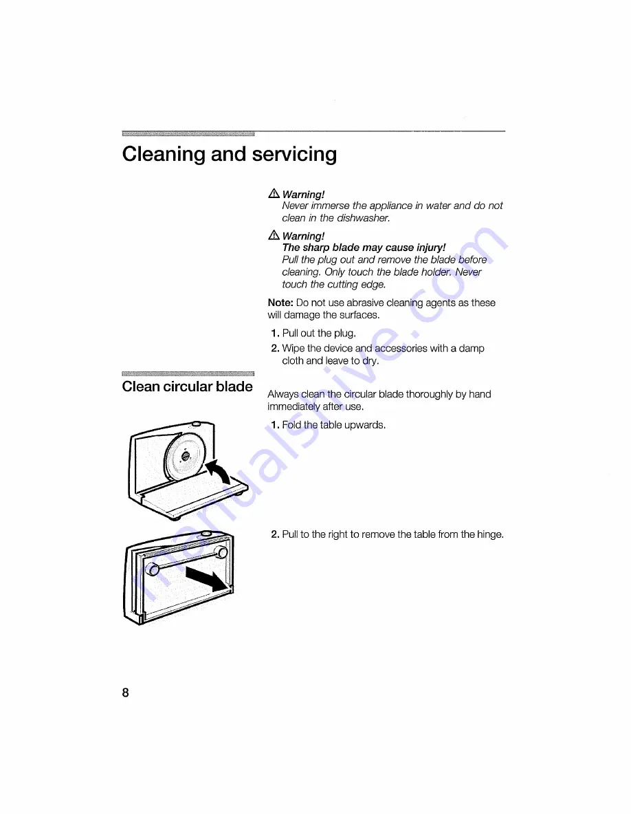 Bosch MAS4200UC Use And Care Manual Download Page 8