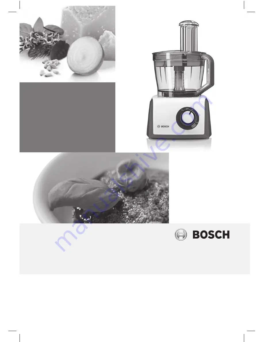 Bosch MCM640604 Instruction Manual Download Page 1