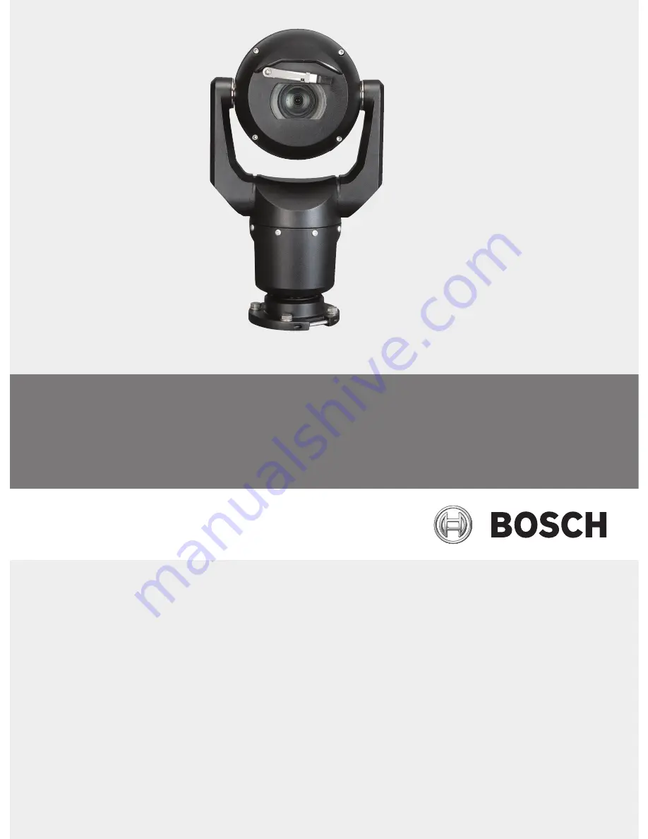 Bosch MIC-7502-Z30B Installation Manual Download Page 1