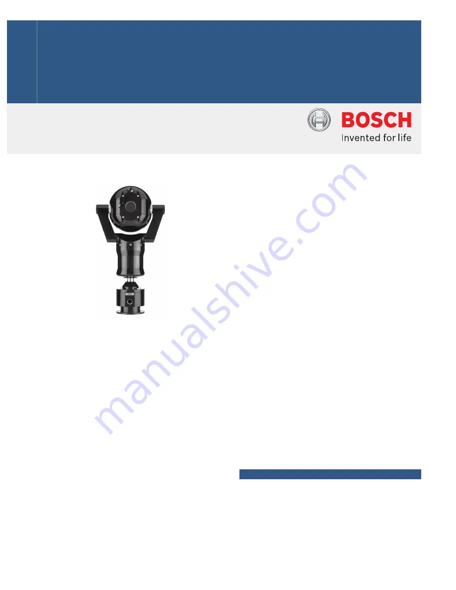 Bosch MIC Series 440 Скачать руководство пользователя страница 1