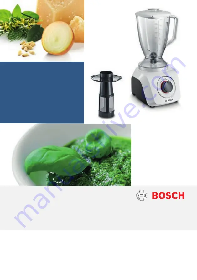 Bosch MMB21 series Instruction Manual Download Page 1