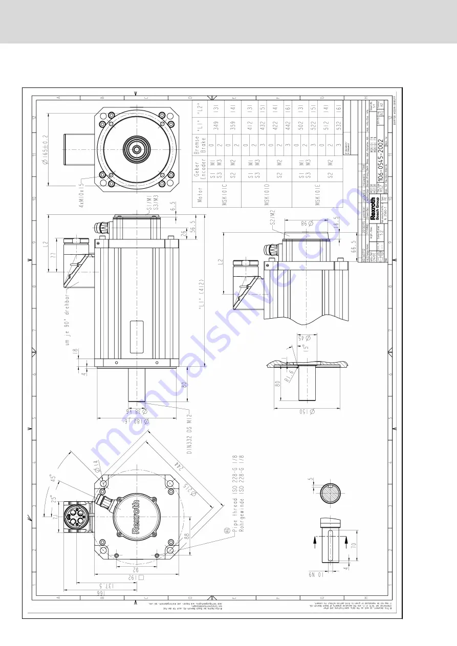 Bosch MSK030B-0900-NN Project Planning Manual Download Page 152