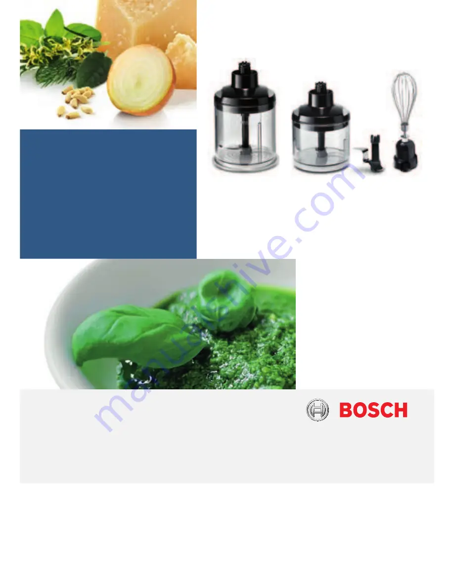 Bosch MSM?8...GB series Instruction Manual Download Page 1