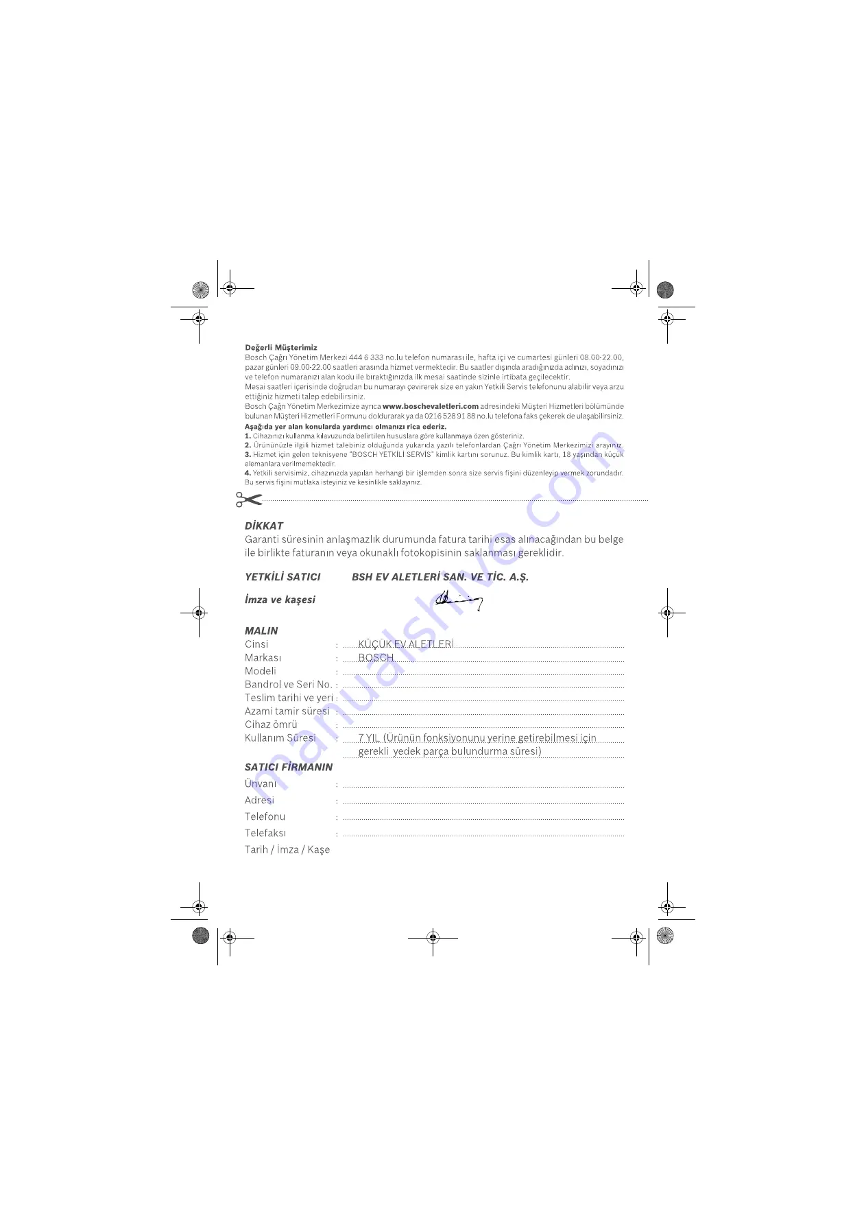 Bosch MSM640 Series Operating Instructions Manual Download Page 62