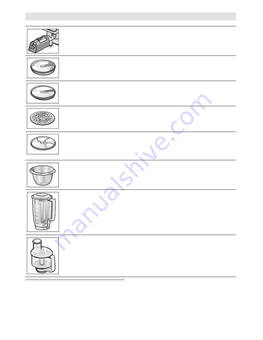 Bosch MUM52 series Operating Instructions Manual Download Page 44