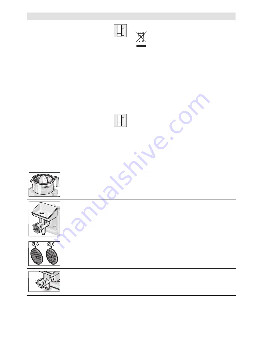 Bosch MUM52 series Operating Instructions Manual Download Page 53