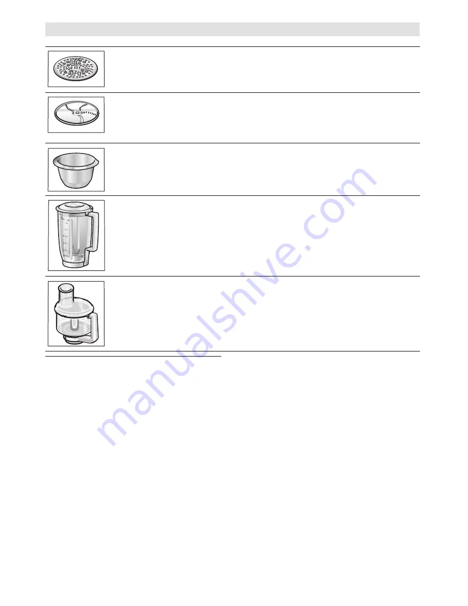 Bosch MUM52 series Operating Instructions Manual Download Page 106