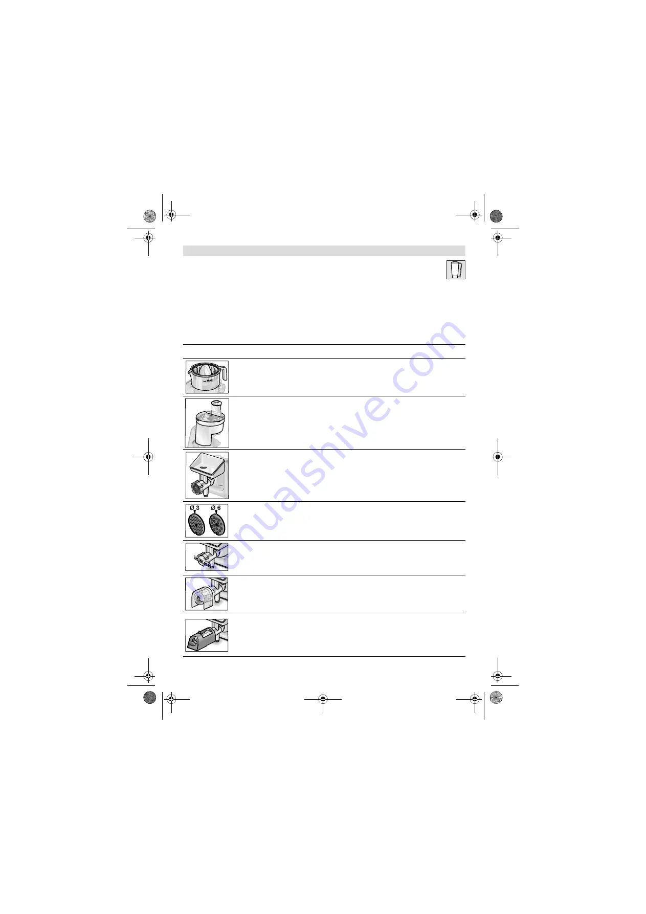 Bosch MUM54 series Operating Instructions Manual Download Page 150