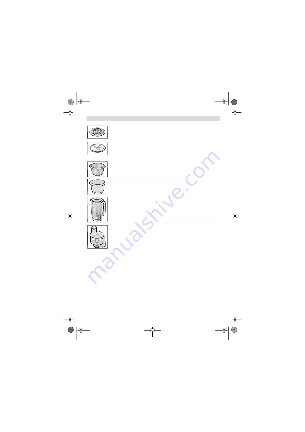 Bosch MUM54 series Operating Instructions Manual Download Page 180