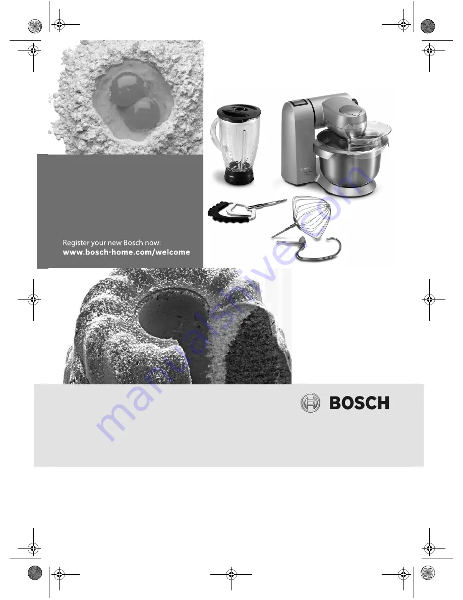 Bosch MUMXL20TAU Operating Instructions Manual Download Page 1