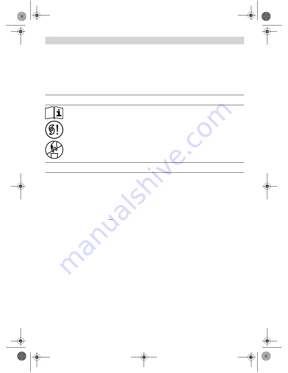 Bosch MUMXL20TAU Operating Instructions Manual Download Page 4