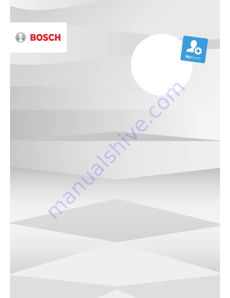 Bosch MUZ9VL1 Instruction Manual Download Page 1