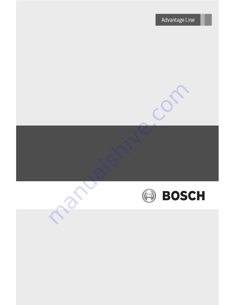 Bosch NDA-FMT200-DOME Installation Manual Download Page 1