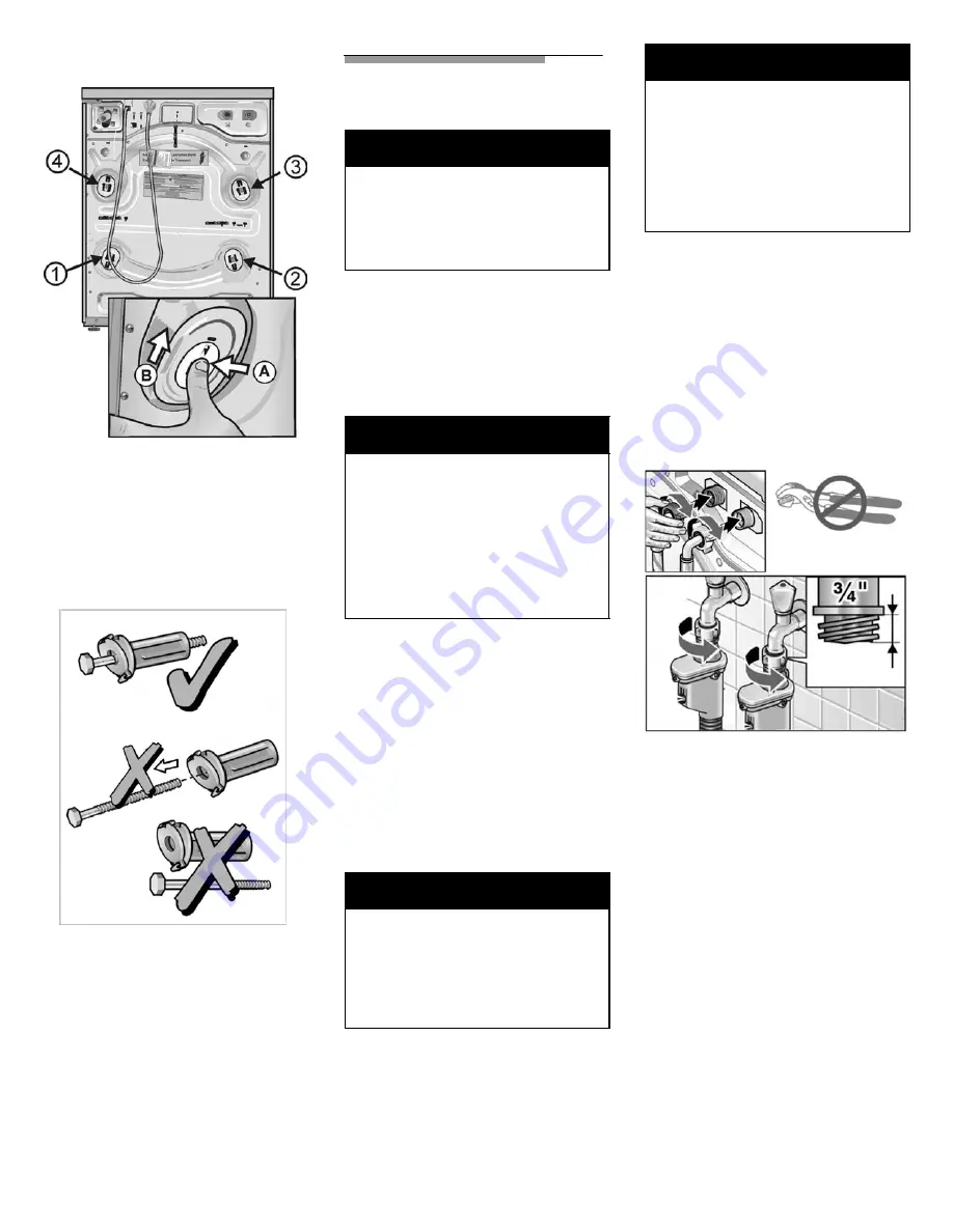 Bosch Nexxt 500 Plus Series WTMC533 Operation & Care Instructions Manual Download Page 64