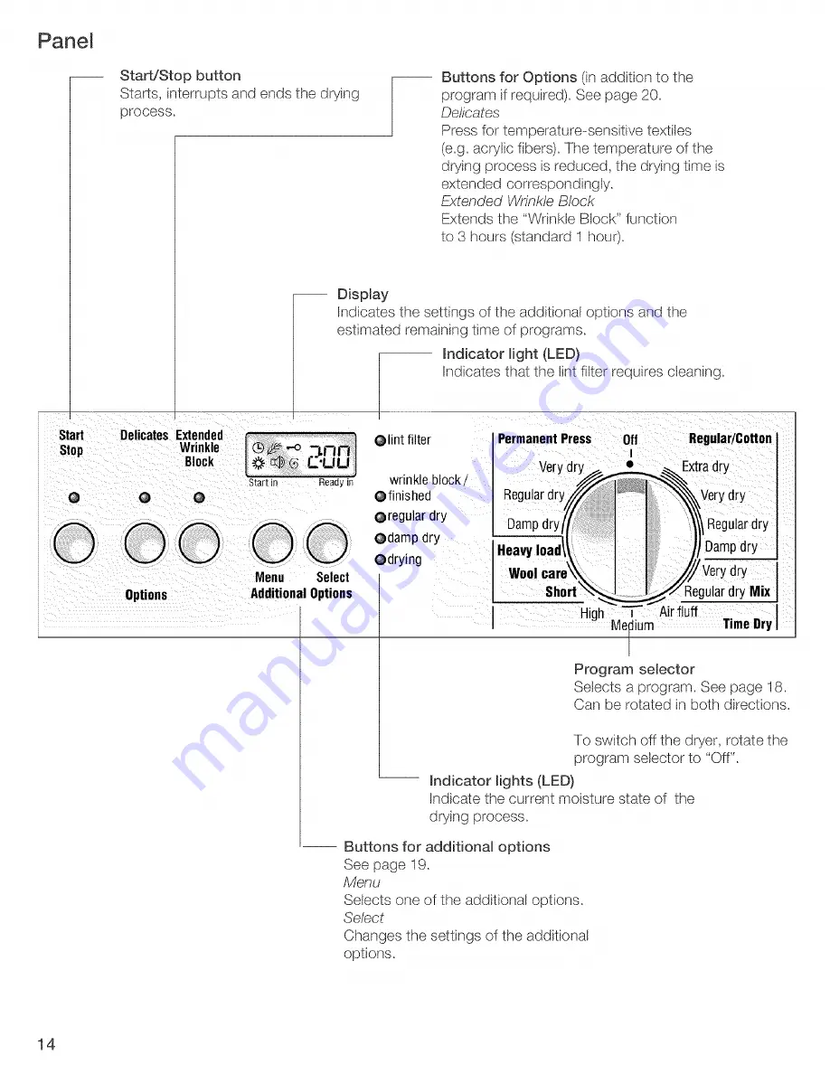 Bosch Nexxt Premium Gas Operating Operating, Care And Installation Instructions Manual Download Page 14