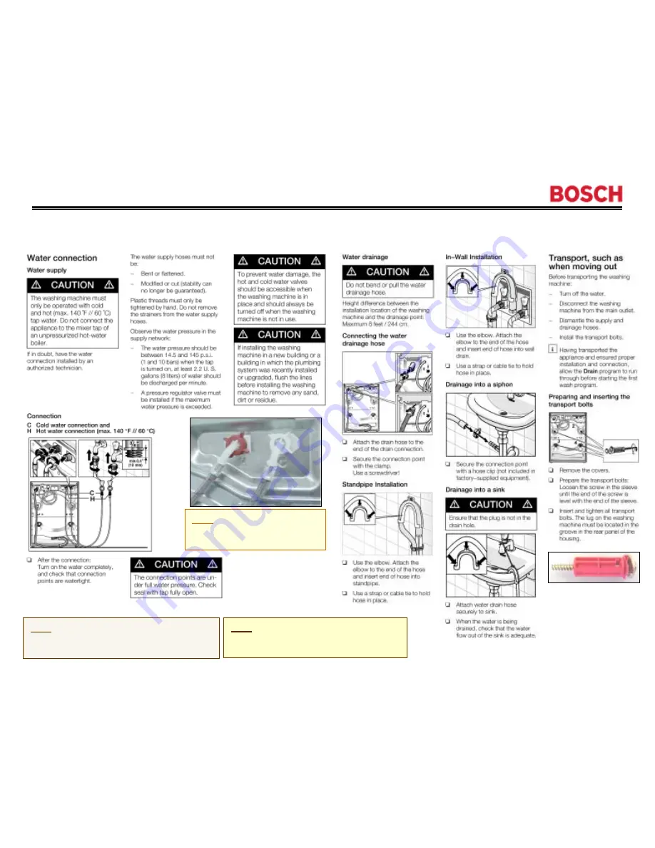 Bosch Nexxt Premium WFMC6400UC Скачать руководство пользователя страница 10