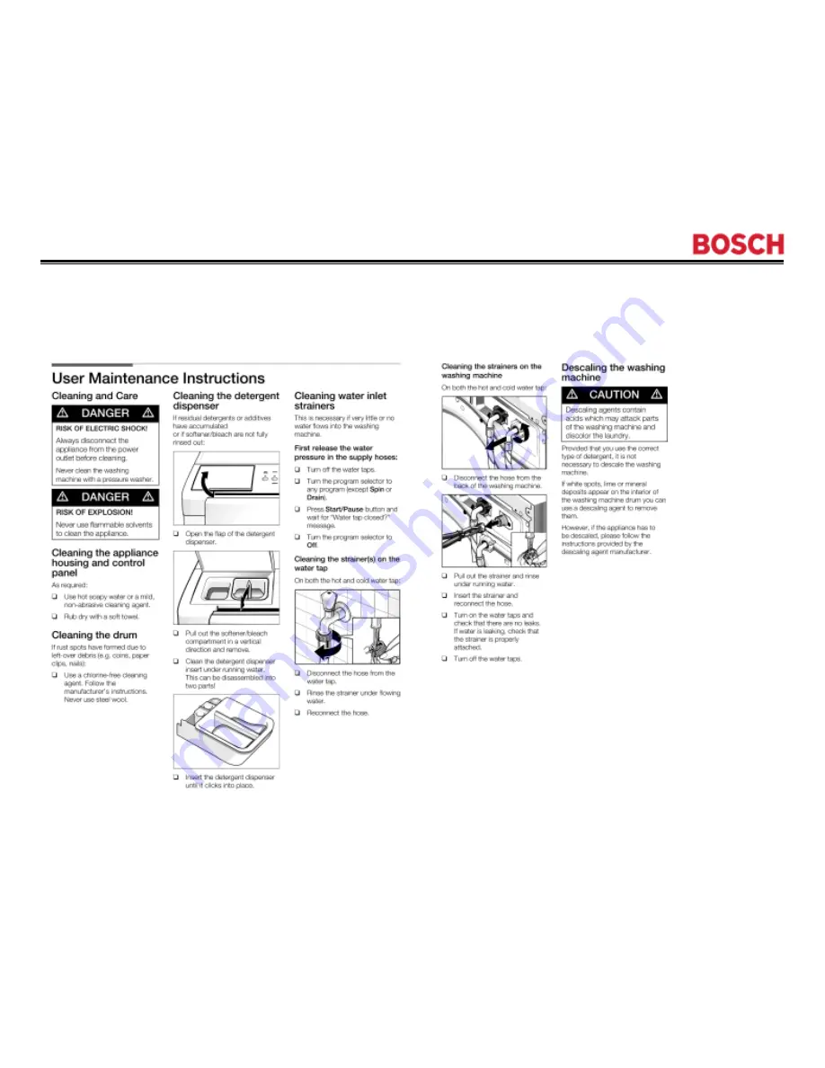 Bosch Nexxt Premium WFMC6400UC Скачать руководство пользователя страница 75