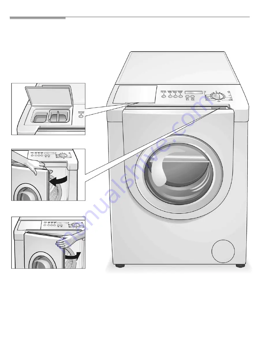 Bosch Nexxt washer Operating Operating, Care And Installation Instructions Manual Download Page 10