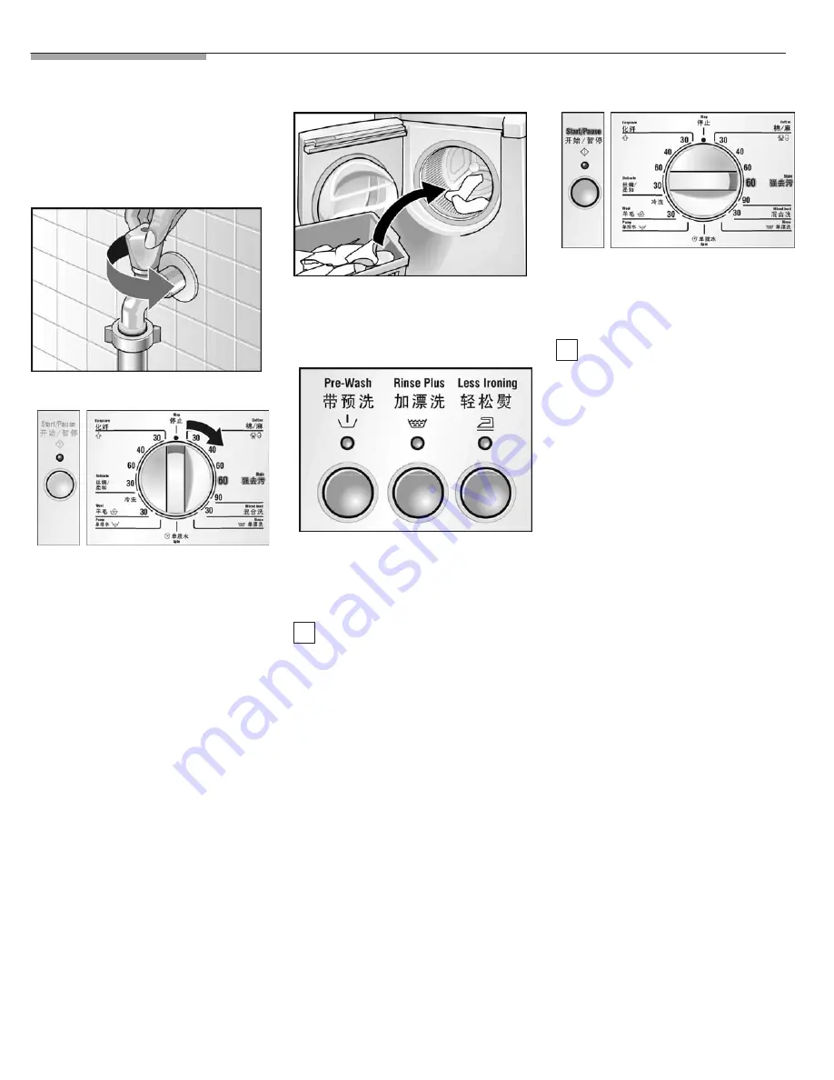 Bosch Nexxt washer Operating Operating, Care And Installation Instructions Manual Download Page 18