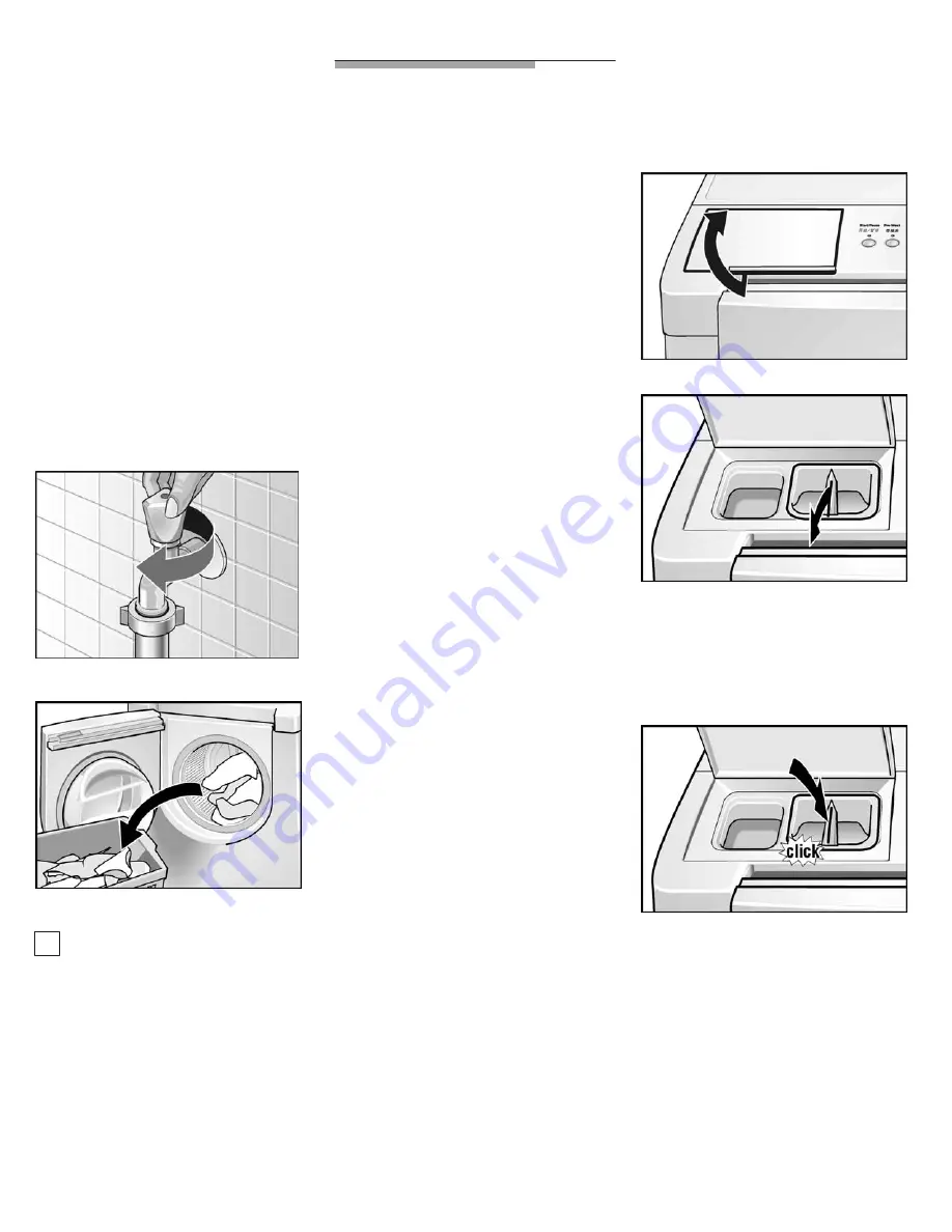 Bosch Nexxt washer Operating Operating, Care And Installation Instructions Manual Download Page 25