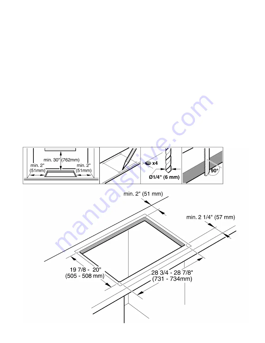 Bosch NIT3065 Series Installation Instructions Manual Download Page 6