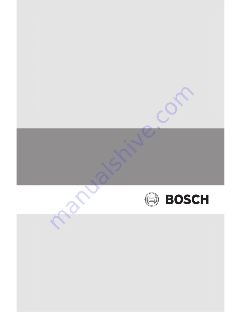 Bosch NPD-6001A Installation Manual Download Page 1