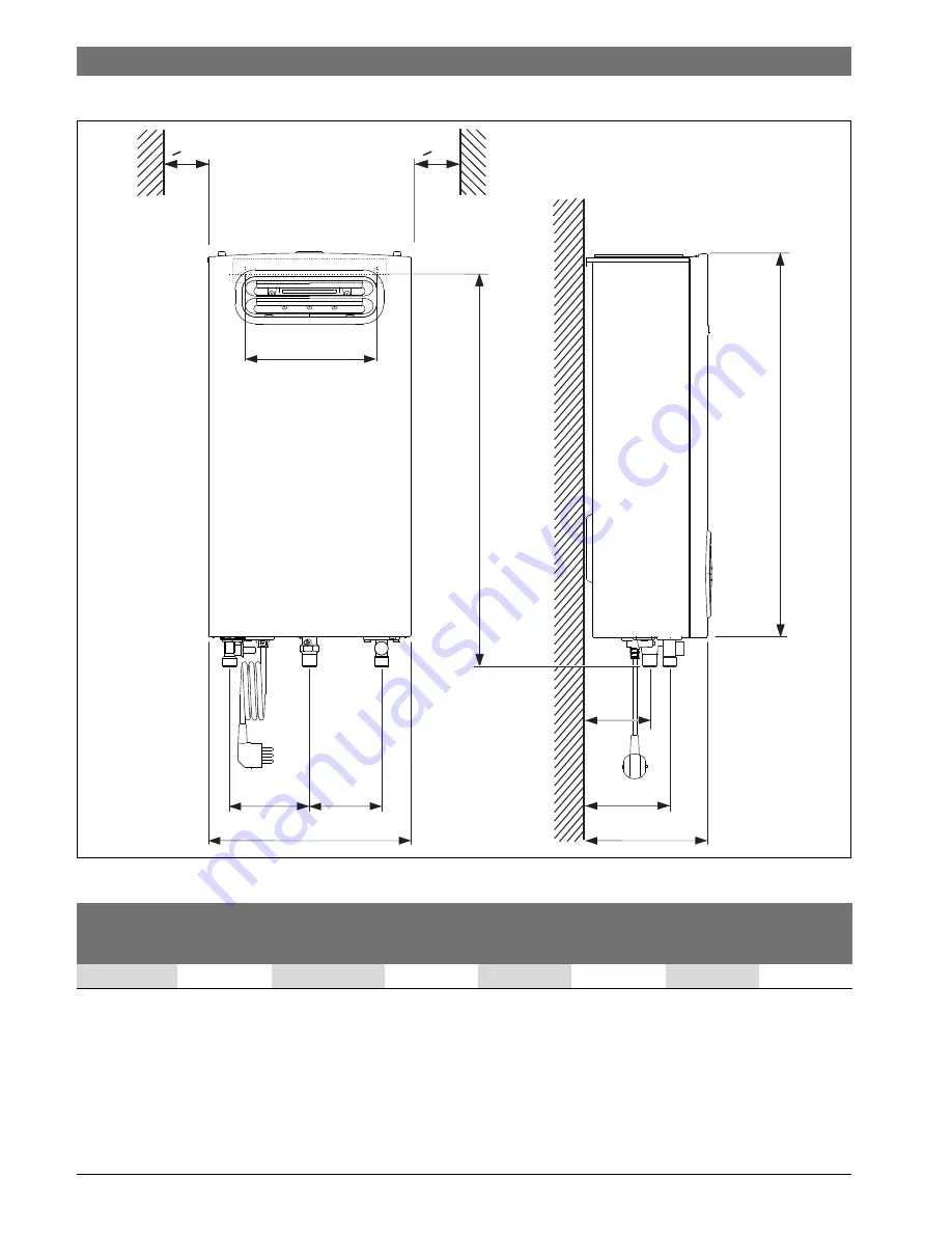 Bosch OptiFlow Professional GWH12 1 CTD E23 Installation Manual Download Page 6