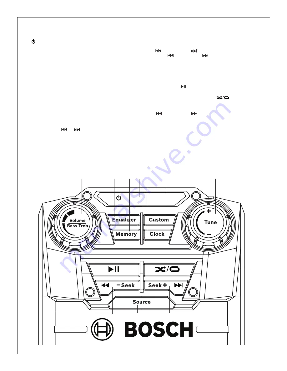 Bosch PB360D Operating/Safety Instructions Manual Download Page 20