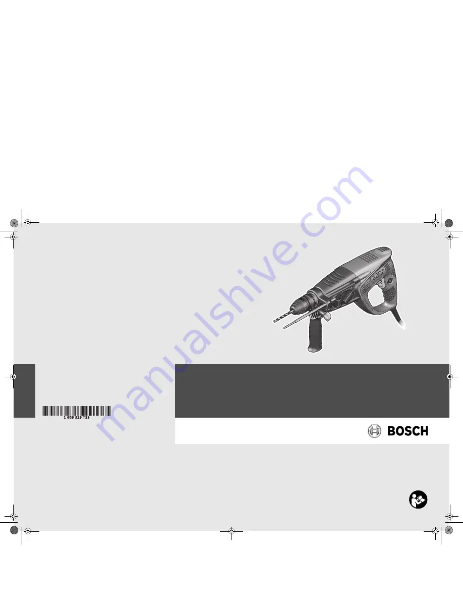 Bosch PBH 2800 RE Original Instructions Manual Download Page 1