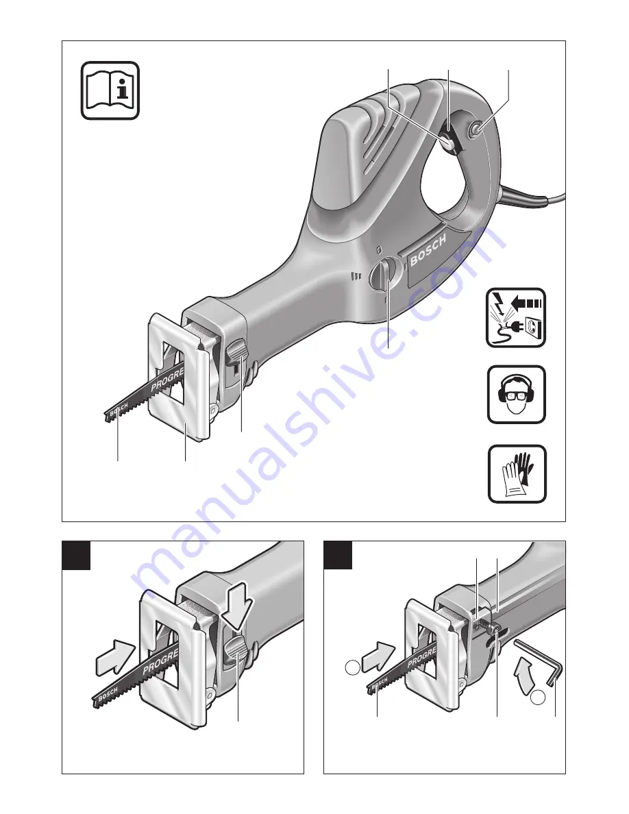 Bosch PFZ 600 Operating Instructions Manual Download Page 2