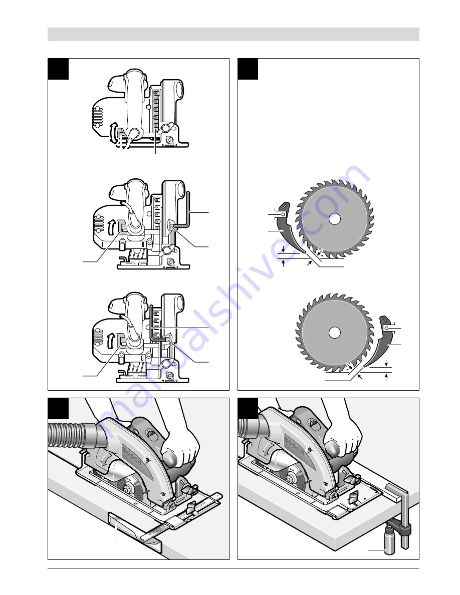 Bosch PKS 54 Original Instructions Manual Download Page 4