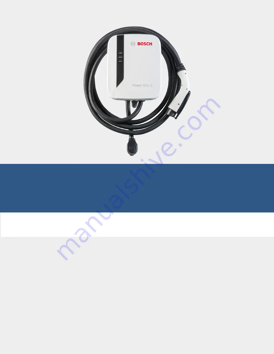 Bosch Power Max 2 Installation And Operating Instructions Manual Download Page 1