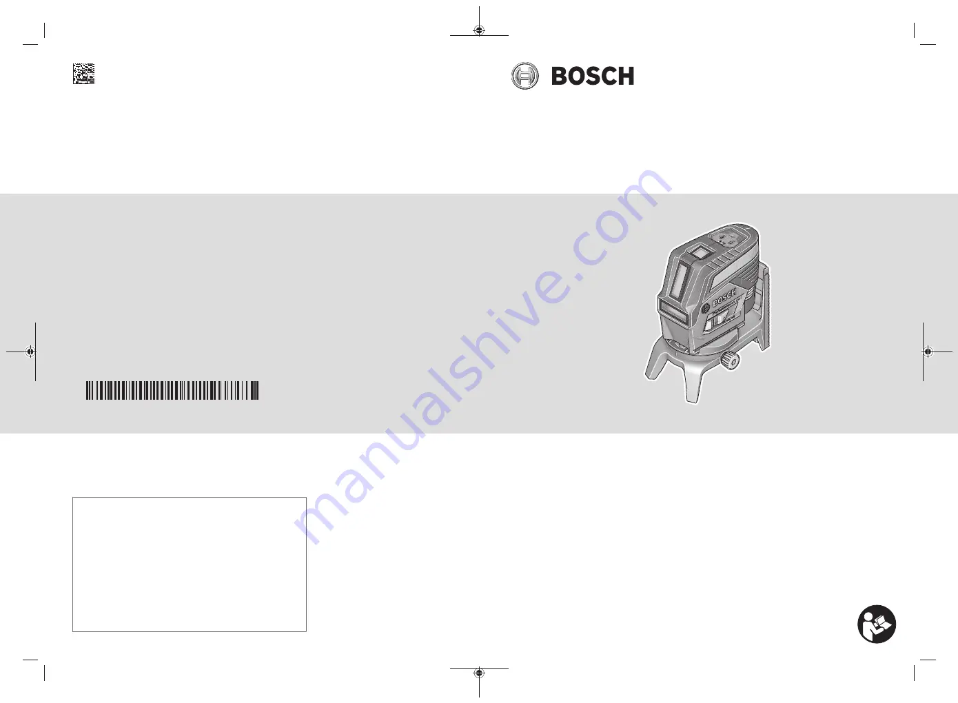 Bosch Professional GCL 2-50 C Скачать руководство пользователя страница 1