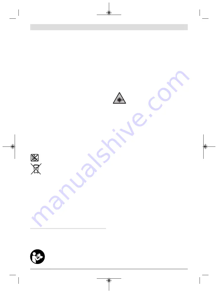 Bosch Professional GCL 2-50 C Original Instructions Manual Download Page 113