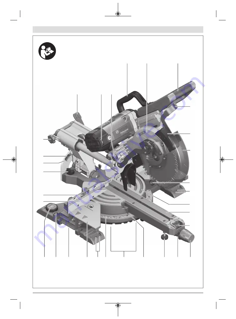 Bosch Professional GCM 350-254 Скачать руководство пользователя страница 3