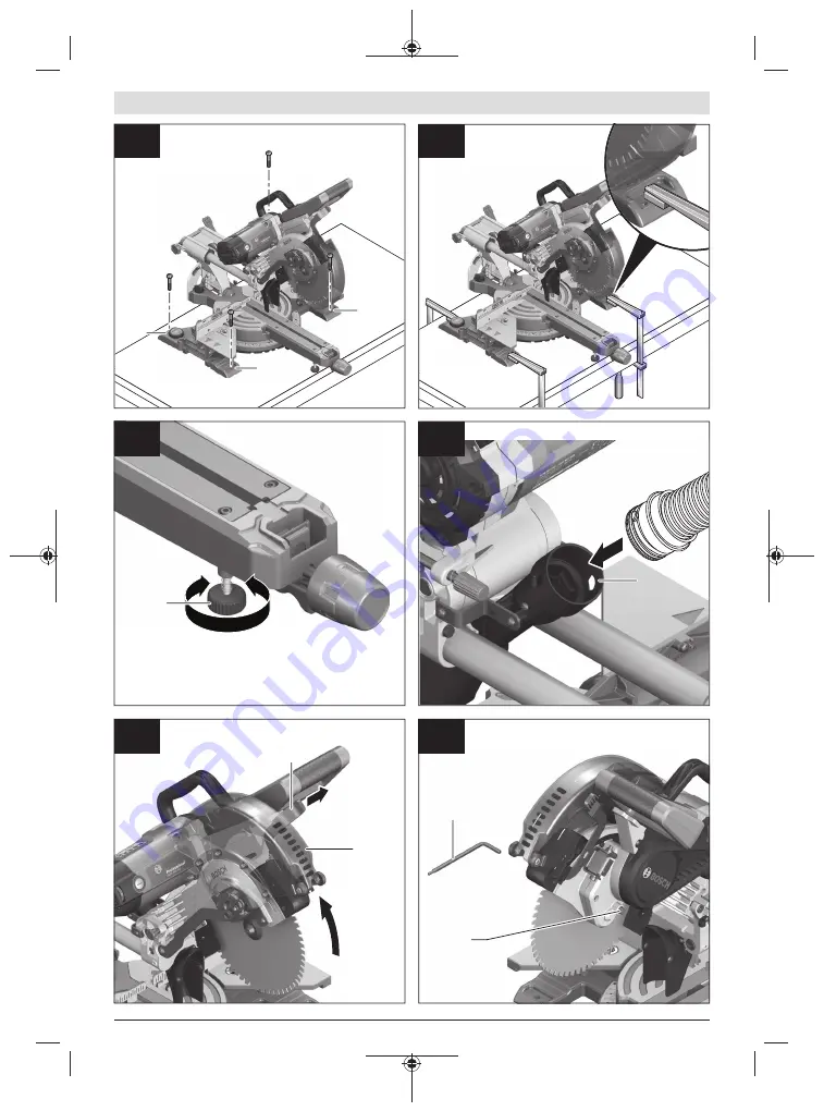 Bosch Professional GCM 350-254 Скачать руководство пользователя страница 6