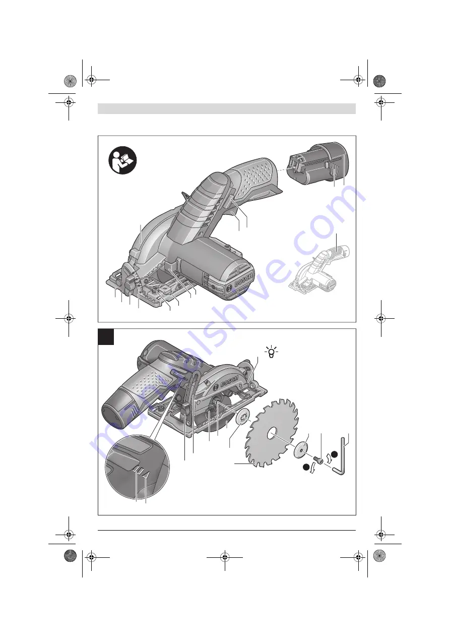 Bosch Professional GKS 12V-26 Original Instructions Manual Download Page 3