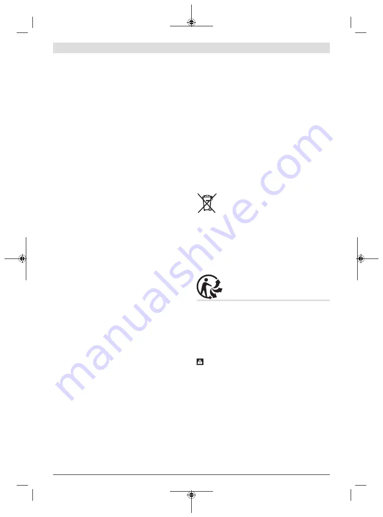 Bosch Professional GRW 12 E Original Instructions Manual Download Page 18