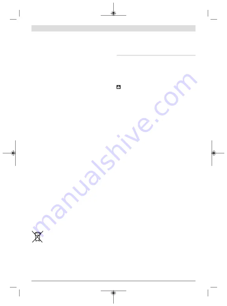 Bosch Professional GRW 12 E Original Instructions Manual Download Page 38