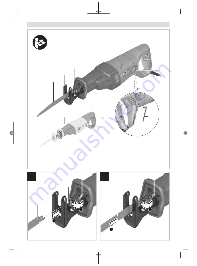 Bosch Professional GSA 120 Original Instructions Manual Download Page 4