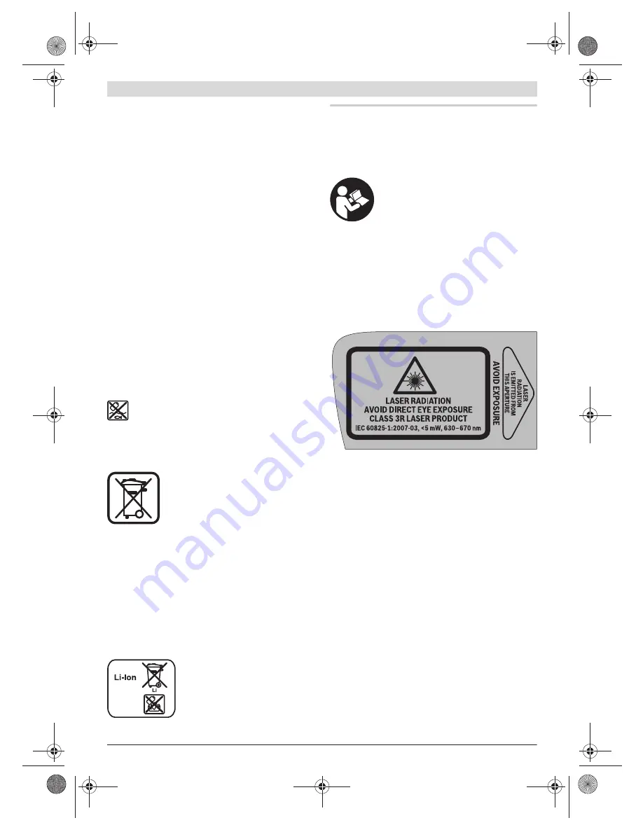 Bosch Professional GSL 2 Set Original Instructions Manual Download Page 12