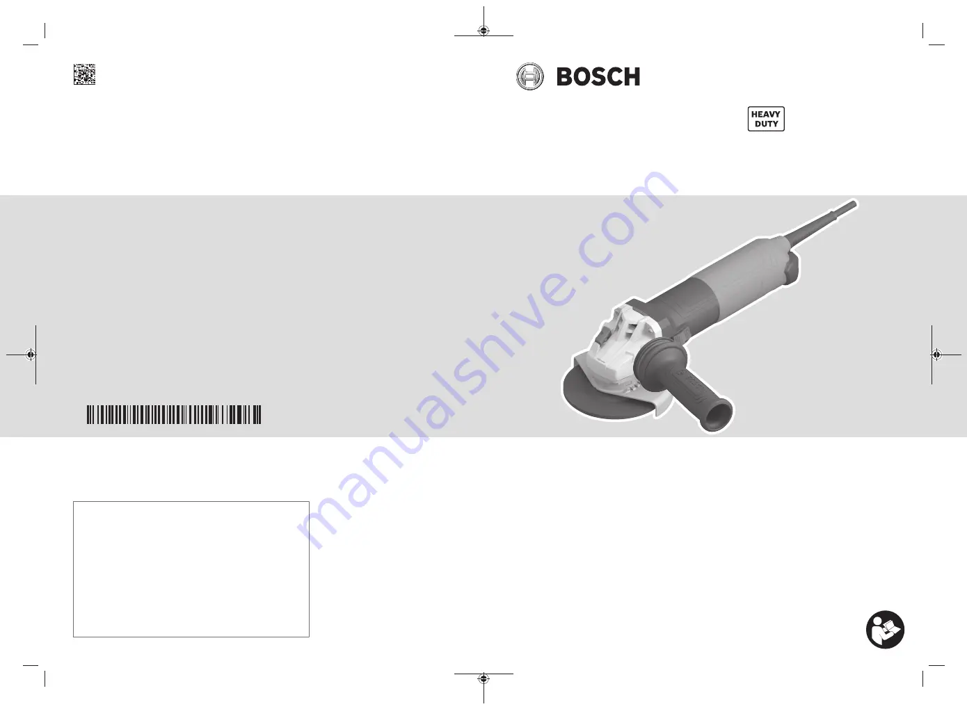 Bosch Professional GWS 14-125 Скачать руководство пользователя страница 1