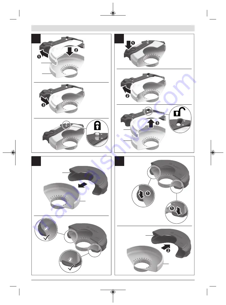 Bosch Professional GWS 14-125 Original Instructions Manual Download Page 3