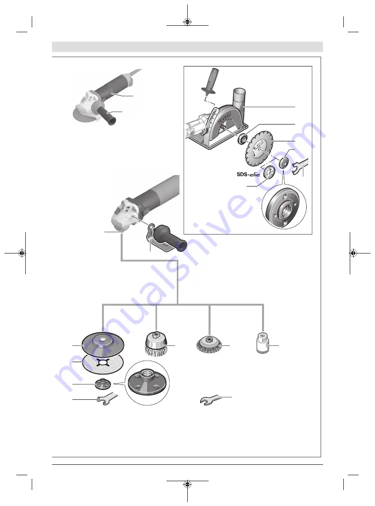 Bosch Professional GWS 14-125 Original Instructions Manual Download Page 5