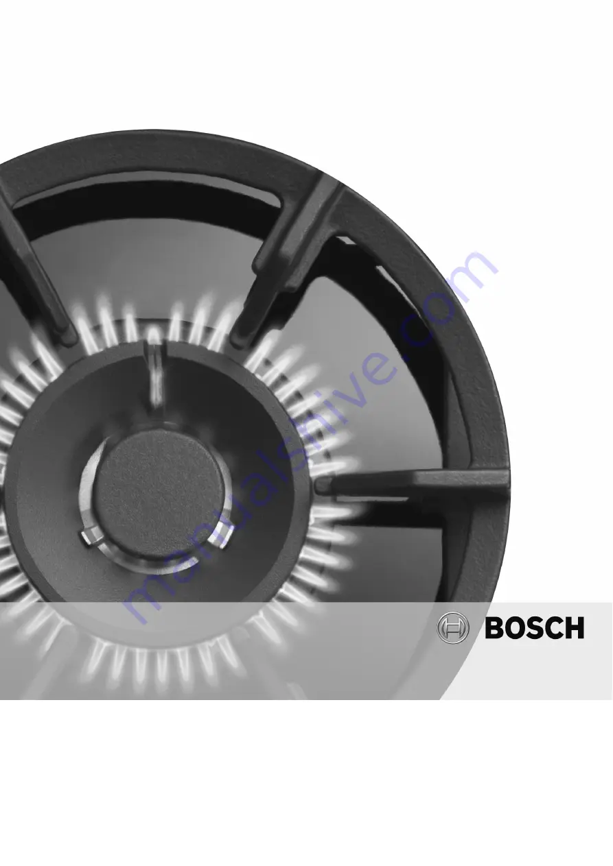 Bosch prp626b70e Instruction Manual Download Page 1