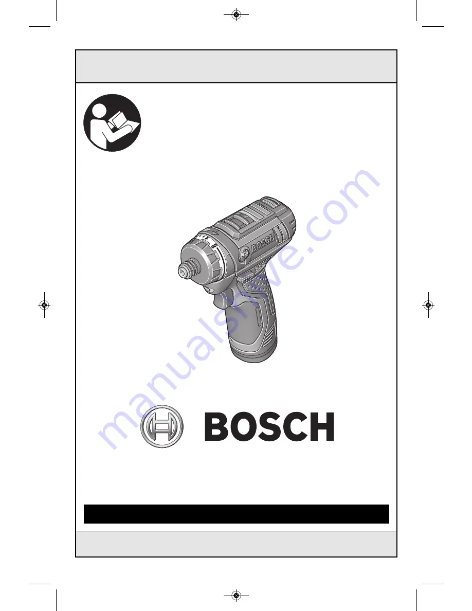 Bosch PS21 Operating/s Operating/Safety Instructions Manual Download Page 1