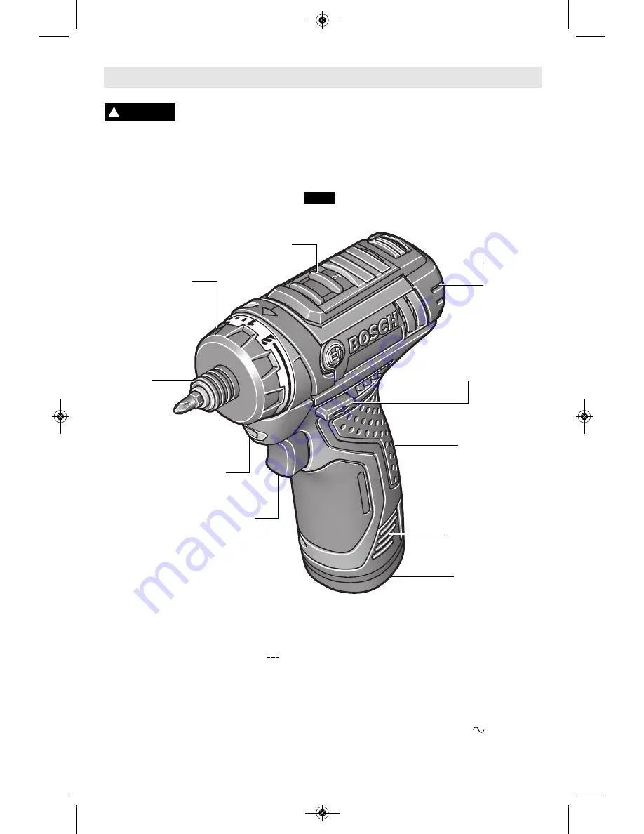 Bosch PS21 Operating/s Operating/Safety Instructions Manual Download Page 7